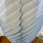 Vintage Blue Swirl Glass Table Lamp