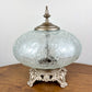 Vintage Clear Crackle Glass Nightlight Lamp