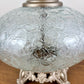 Vintage Clear Crackle Glass Nightlight Lamp