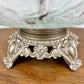 Vintage Clear Crackle Glass Nightlight Lamp