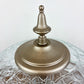 Vintage Clear Crackle Glass Nightlight Lamp