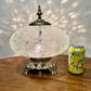 Vintage Clear Crackle Glass Nightlight Lamp
