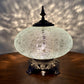 Vintage Clear Crackle Glass Nightlight Lamp