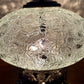 Vintage Clear Crackle Glass Nightlight Lamp