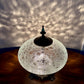 Vintage Clear Crackle Glass Nightlight Lamp