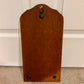 Art Deco Frameless Etched Leaves Beveled Wall Mirror