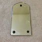 Art Deco Frameless Etched Leaves Beveled Wall Mirror