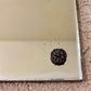 Art Deco Frameless Etched Leaves Beveled Wall Mirror
