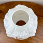 Vintage Embossed Lion Head Pink Rose Milk Glass Gone With the Wind Lamp Shade