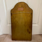 Art Deco Etched Floral Leaves Frameless Glass Wall Mirror 26" |