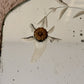 Art Deco Etched Floral Leaves Frameless Glass Wall Mirror 26" |
