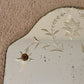 Art Deco Etched Floral Leaves Frameless Glass Wall Mirror 26" |