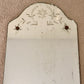 Art Deco Etched Floral Leaves Frameless Glass Wall Mirror 26" |