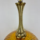 Vintage Amber Glass Table Lamp