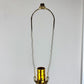 Vintage Amber Glass Table Lamp