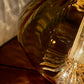 Vintage Amber Glass Table Lamp