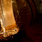Vintage Amber Glass Table Lamp