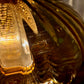 Vintage Amber Glass Table Lamp
