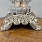 Vintage Clear Glass Diamond Pattern Nightlight Lamp