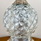 Vintage Clear Glass Diamond Pattern Nightlight Lamp