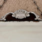 Art Deco Frameless Beveled Edge 7 Sided Glass Wall Mirror | Vintage Mirror