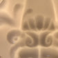 Vintage Embossed Lion Head Pink Rose Floral Milk Glass Nightlight Lamp 10.5" |