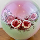 Vintage Pink Green Highlights Floral Gone With The Wind Ball Globe Shade