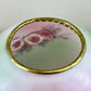 Vintage Pink Green Highlights Floral Gone With The Wind Ball Globe Shade