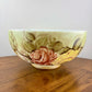 Large Vintage Yellow Red Rose Floral Hurricane Shade | 14 Inch Fitter