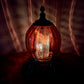 Vintage Red Glass Nightlight Lamp 13.25"