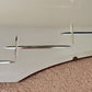 Art Deco Cut Glass Frameless Beveled Edge Glass Wall Mirror