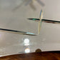 Art Deco Cut Glass Frameless Beveled Edge Glass Wall Mirror