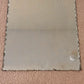 Antique Art Deco Etched Frameless Scalloped Edge Glass Wall Mirror 20"