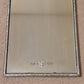 Antique 1920's Floral Leaves Etched Glass Ornate Frame Mirror 27.25" Height