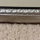 Antique 1920's Floral Leaves Etched Glass Ornate Frame Mirror 27.25" Height