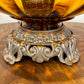 Vintage Amber Glass Nightlight Lamp 11.5" Height