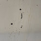 Antique June 3, 1930 Art Deco Etched Floral Dot Leaf Frameless Beveled Edge Shield Mirror 26" Height