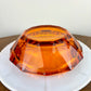 Vintage Viking Glass Epic Persimmon Diamond Point #6816 Covered Candy Dish