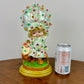 Vintage 1976 Ceramic Bonnet Girl Nightlight Lamp