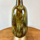 Mid Century Green Drip Glaze Ceramic Table Lamp