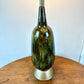 Mid Century Green Drip Glaze Ceramic Table Lamp