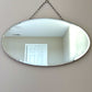 Vintage 1930's Art Deco Frameless Beveled Edge Wall Mirror