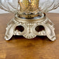 Vintage Clear Diamond Quilt Glass Nightlight Lamp