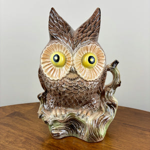 Vintage Owl TV Lamp