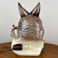 Vintage Owl TV Lamp