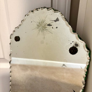 Art Deco Etched Starburst Mirror | Vintage Mirror