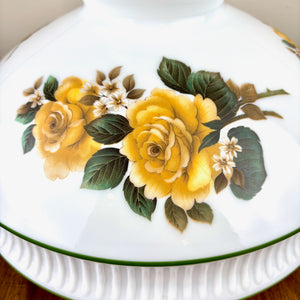 Vintage Hurricane Lamp Shade | Glass Shade