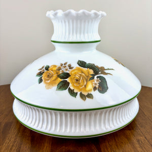 Vintage Hurricane Lamp Shade | Glass Shade