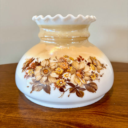 Vintage Hurricane Lamp Shade | Glass Shade