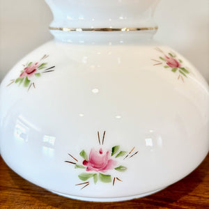 Vintage Hurricane Lamp Shade | Glass Shade